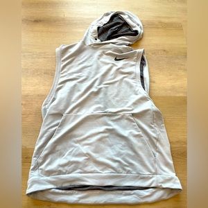 Mens Nike Sleeveless Dri-Fit Hoodie